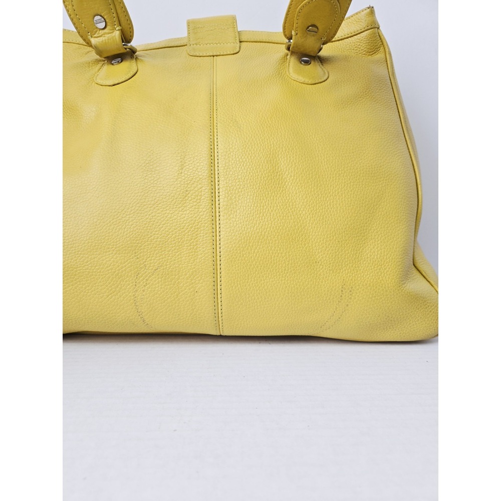 Vintage Bodhi Large yellow leather bag purse - Picture 4 of 8